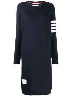 Thom Browne платье-джемпер миди с полосками 4-Bar