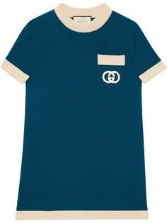 Gucci платье с логотипом GG