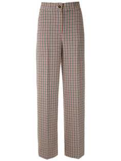 Tory Burch Plaid Wide Leg Pants