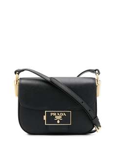 Prada поясная сумка с металлическим логотипом