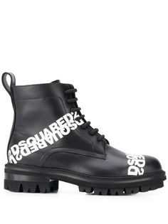 Dsquared2 ботинки на шнуровке с логотипом