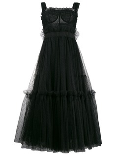 Dolce & Gabbana ярусное платье миди
