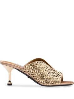 Prada мюли с кристаллами