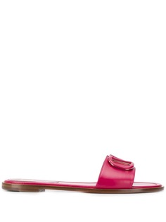 Valentino шлепанцы Valentino Garavani с логотипом VLogo