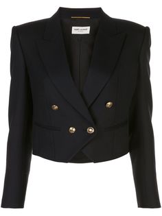 Saint Laurent укороченный блейзер
