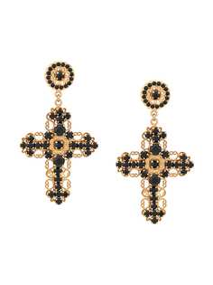 Dolce & Gabbana серьги в форме креста
