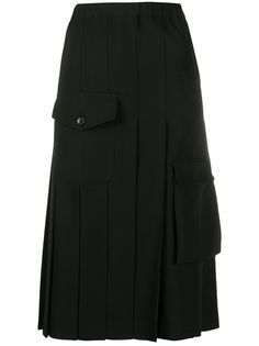 Comme Des Garçons Comme Des Garçons юбка с карманами и складками