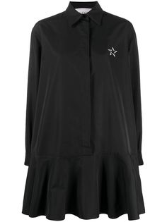 Valentino платье-рубашка с логотипом VLTN