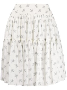 Chloé юбка с цветочным принтом
