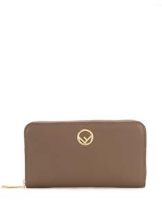 Fendi кошелек с металлическим логотипом