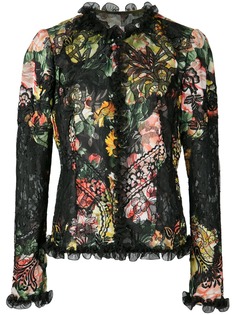 Dolce & Gabbana блузка с цветочным принтом