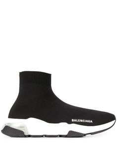 Balenciaga кроссовки Speed LT на прозрачной подошве