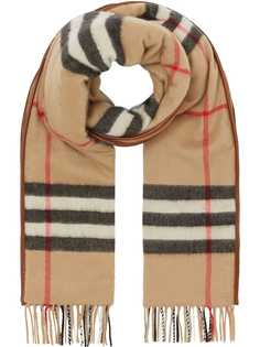 Burberry кашемировый шарф в клетку