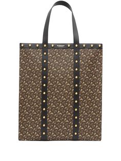 Burberry сумка-тоут с монограммой