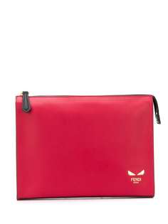Fendi клатч с декором Bag Bugs