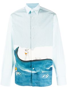 LANVIN рубашка с принтом Babar