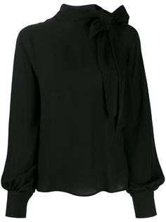 Valentino блузка с бантом