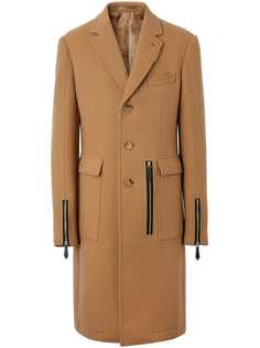 Burberry пальто с молниями