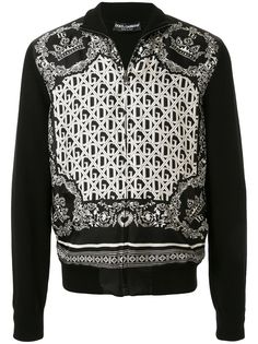 Dolce & Gabbana куртка на молнии с принтом Bandana