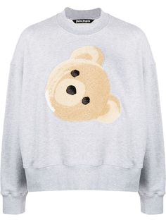 Palm Angels толстовка с нашивкой