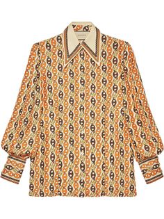 Gucci блузка с принтом