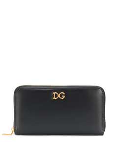Dolce & Gabbana кошелек с круговой молнией и логотипом