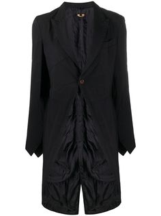 Comme Des Garçons Comme Des Garçons пальто асимметричного кроя со вставками