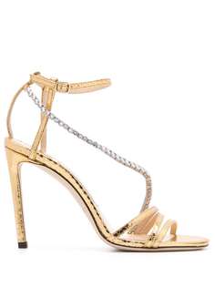 Jimmy Choo босоножки Thaia 10 с кристаллами