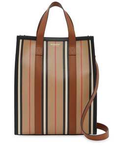 Burberry сумка-тоут Portrait с полосками Icon Stripe