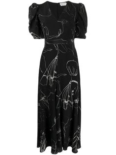 Alexander McQueen платье миди Dancing Girl