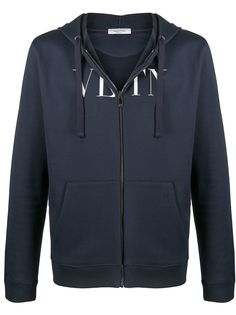 Valentino худи на молнии с логотипом
