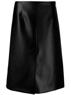 Maison Margiela юбка А-силуэта из искусственной кожи