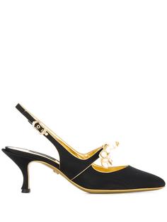 Dolce & Gabbana декорированные туфли Lori с ремешком на пятке