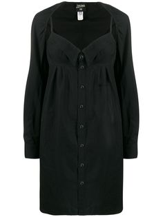 Jean Paul Gaultier Pre-Owned многослойное платье-рубашка 1990-х годов
