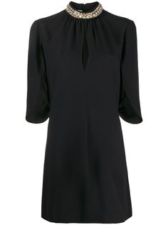 Prada платье мини с вырезами