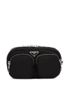 Prada дорожный клатч с логотипом