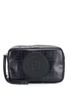Fendi каркасная сумка с логотипом