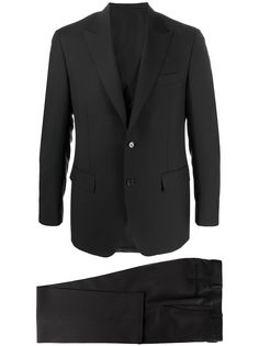 Canali костюм-двойка узкого кроя