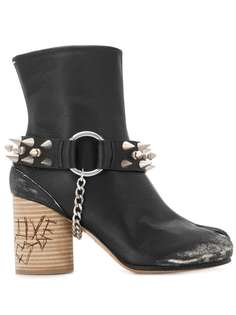 Maison Margiela ботильоны Tabi с заклепками