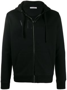 Valentino худи на молнии с логотипом VLTN