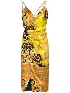 Versace платье с принтом Baroque