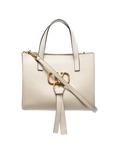 Valentino маленькая сумка-тоут Valentino Garavani с логотипом VRing