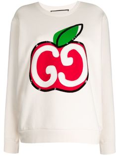 Gucci толстовка с принтом GG Apple