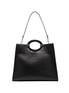 Fendi сумка-тоут с перфорированным логотипом