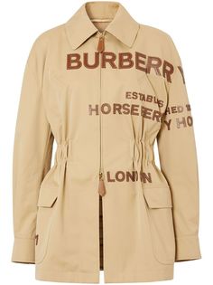 Burberry куртка Horseferry с аппликацией-логотипом