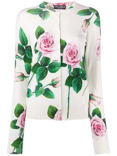 Dolce & Gabbana топ с цветочным принтом