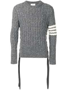 Thom Browne свитер крупной вязки с полосками
