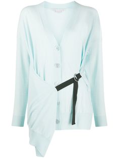 Stella McCartney кардиган с запахом и пряжкой на поясе