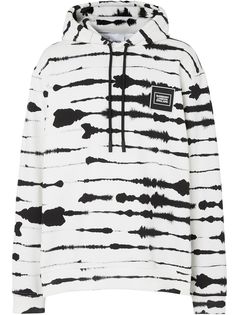 Burberry худи с абстрактным принтом