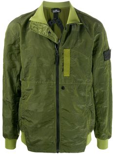 Stone Island Shadow Project бомбер с нашивкой-логотипом